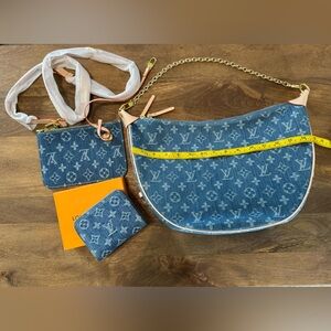 Denim Bag and Wallet. No brand.